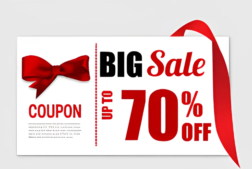 70% off on coupon code